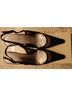 Martinez Valero Black Heels Size 7 1/2 - photo 5