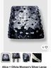 Alice + Olivia 100% Polyester 6% Elastane Silver Black Formal Skirt Size 14 - photo 5