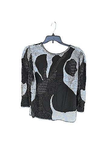 Oleg Cassini Long Sleeve Blouse (view 1)
