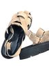 Pilcro 100% Suede Tan Black Sandals Size EU 36 - photo 5