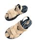 Pilcro 100% Suede Tan Black Sandals Size EU 36 - photo 7