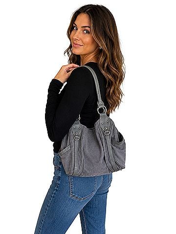 Mondani New York Leather Hobo (view 1)