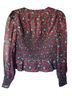 Intermix 100% Silk Floral Multi Color Blouse Size 0 - photo 2