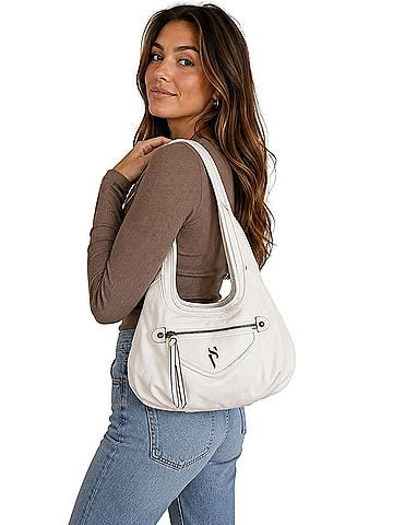 Simply Vera Vera Wang Leather Hobo (view 1)