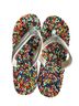 Sanuk Multi Color Flip Flops Size 9 - photo 1