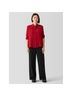 Eileen Fisher 100% Silk Red Silk Top Size L - photo 9