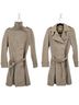 Pinko Solid Tan Trenchcoat Size S - photo 4