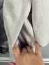 Eileen Fisher Solid Gray Jacket Size L - photo 5