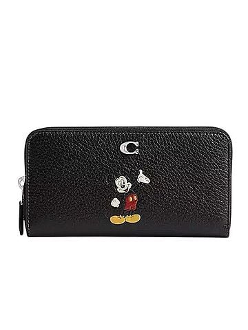 Coach Essential Accordion Zip Wallet Leather Wallet (view 1)