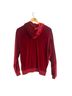 Aviator Nation Stripes Solid Burgundy Pullover Hoodie Size S - photo 2