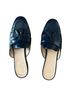 J. Crew x Dauphinette Print Blue Mule/Clog Size 7 - photo 1