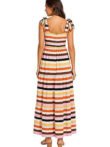 Rebecca Vallance Linen Blend Maxi Dress Casual Dress (view 2)