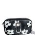 Marc Jacobs 100% Leather Floral Black White Crossbody Bag One size - photo 1