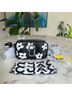 Marc Jacobs 100% Leather Floral Black White Crossbody Bag One size - photo 3