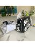 Marc Jacobs 100% Leather Floral Black White Crossbody Bag One size - photo 5
