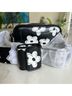 Marc Jacobs 100% Leather Floral Black White Crossbody Bag One size - photo 7