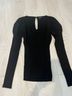 Bebe Black Long Sleeve Blouse Size M - photo 4