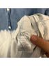 Frank & Eileen 100% Cotton Blue White Long Sleeve Button-Down Shirt Size M - photo 8