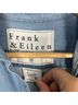 Frank & Eileen 100% Cotton Blue White Long Sleeve Button-Down Shirt Size M - photo 3