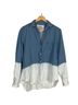 Frank & Eileen 100% Cotton Blue White Long Sleeve Button-Down Shirt Size M - photo 1