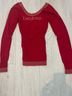 Bebe Red Long Sleeve Blouse Size S - photo 5