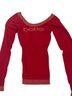 Bebe Red Long Sleeve Blouse Size S - photo 2