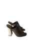 ZAC Zac Posen 100% Leather Solid White Tan Sandals Size 7 1/2 - photo 4