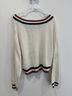 American Eagle Outfitters White Brown Black Pullover Sweater Size S - photo 3