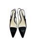 Ann Taylor Black Ivory Flats Size 7 - photo 1