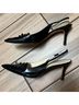 Ann Taylor Black Ivory Flats Size 7 - photo 3