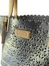 Coach 100% Leather Floral Black Leather Tote One size - photo 4