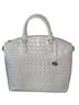 Brahmin 100% Leather White Leather Shoulder Bag One size - photo 1