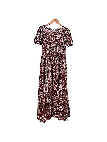Anthropologie The Katerina Button-Front Dress Casual Dress (view 2)