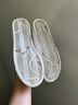 Nike 100% Leather White Sneakers Size 6 1/2 - photo 3
