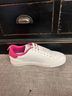 Trussardi 100% Polyurethane White Pink Sneakers Size EU 41 - photo 3