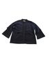 Field Flower Floral Black Blue Jacket Size M - photo 1