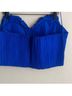 Cult Gaia 100% Polyester Solid Blue Sleeveless Top Size XL - photo 9