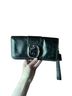 Coach 100% Leather Black Leather Wristlet One size - photo 6