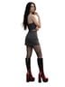 Dolls Kill Print Black Red Boots Size 9 - photo 2