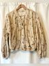 Free People 100% Cotton Floral Yellow Jacket Size L - photo 6