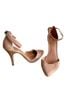 Madewell 100% Suede 100% Leather Solid Pink Tan Heels Size 7 - photo 2