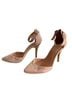 Madewell 100% Suede 100% Leather Solid Pink Tan Heels Size 7 - photo 1