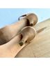 Madewell 100% Suede 100% Leather Solid Pink Tan Heels Size 7 - photo 8