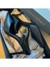 Banana Republic 100% Leather Solid Black Heels Size 6 - photo 3