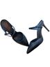 Banana Republic 100% Leather Solid Black Heels Size 6 - photo 1