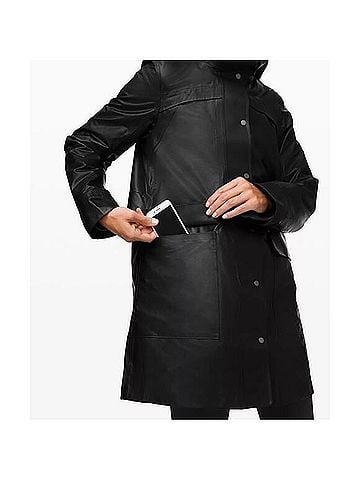 Lululemon Athletica Into the Drizzle Jacket Raincoat (view 2)