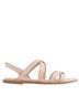 J.Crew 100% Leather Solid Pink Silver Sandals Size 6 - photo 4