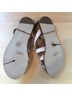 J.Crew 100% Leather Solid Pink Silver Sandals Size 6 - photo 7