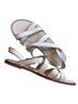 J.Crew 100% Leather Solid Pink Silver Sandals Size 6 - photo 1