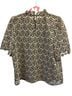 Sézane 100% Polyester Floral Black Ivory Short Sleeve Blouse Size 10 - photo 2